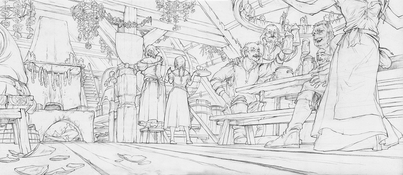 Illustration for article titled The Beautiful Sketches Behind The Witcher 3's Ending